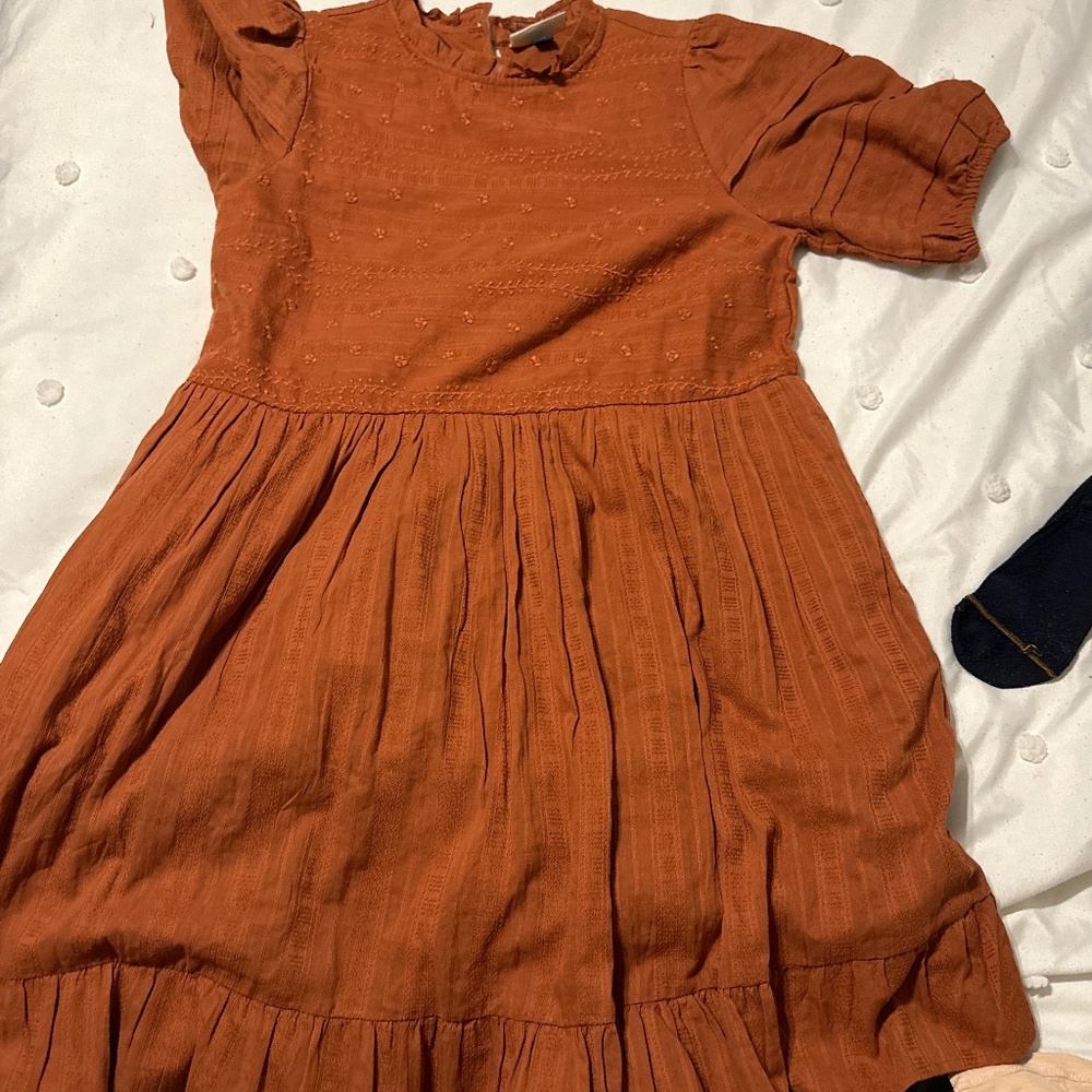 Orange dress